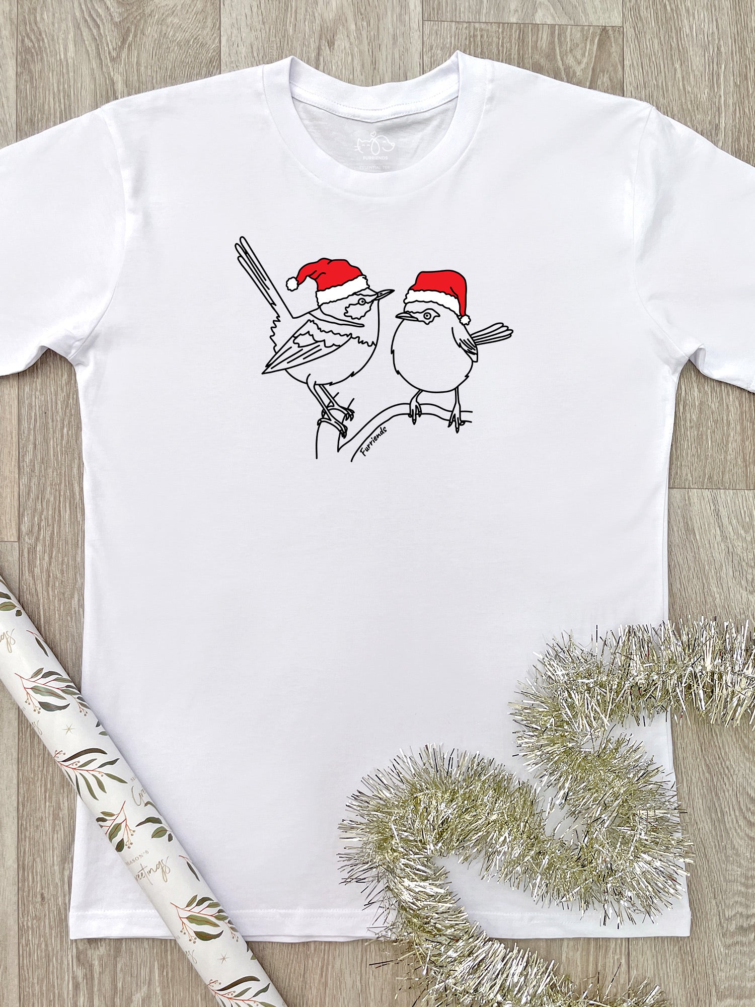 Superb Fairy Wren Christmas Edition Essential Unisex Tee