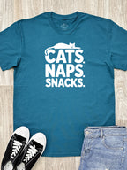 Cats. Naps. Snacks. Essential Unisex Tee