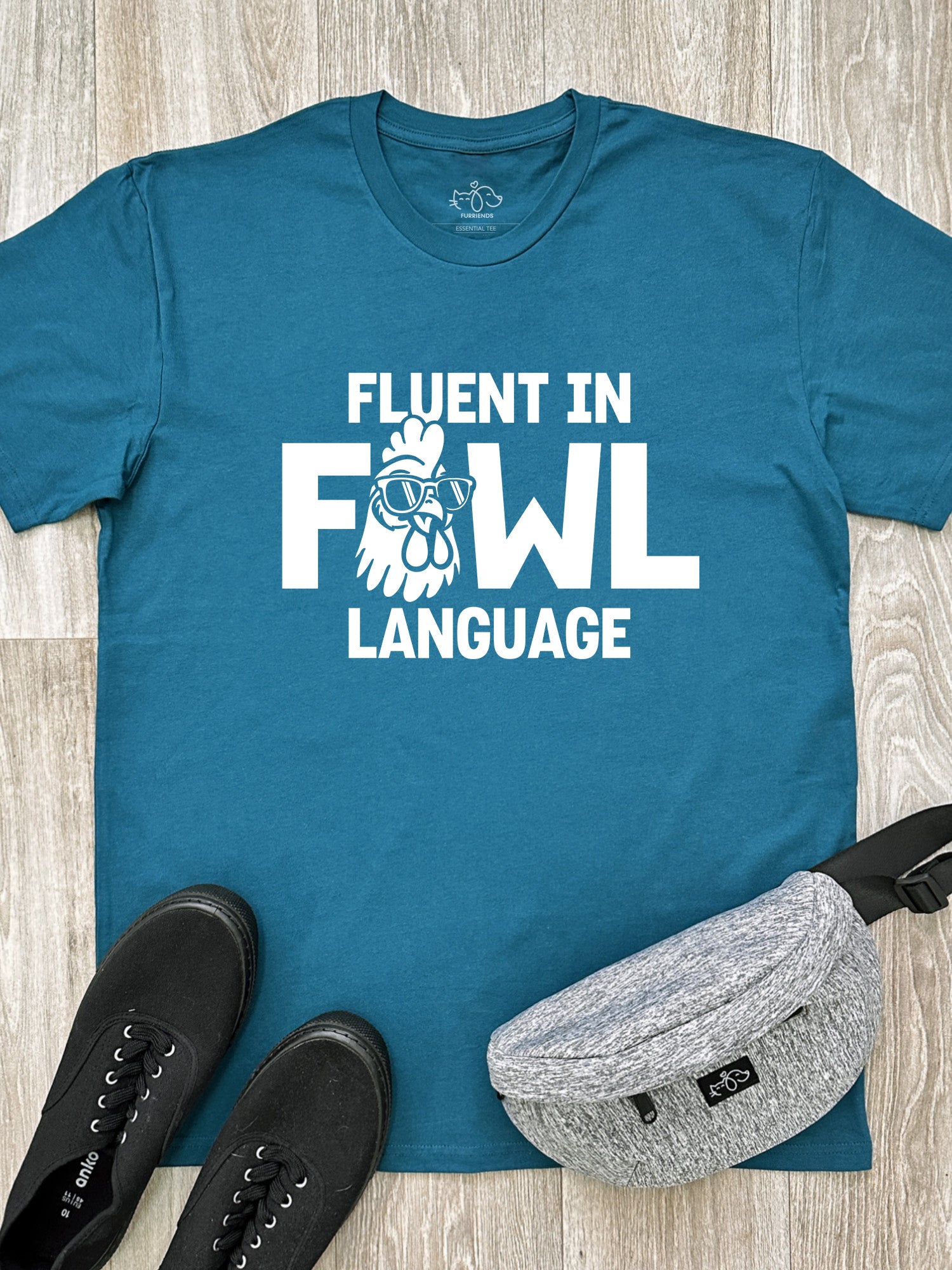 Fluent In Fowl Language Essential Unisex Tee