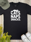 Cats. Naps. Snacks. Essential Unisex Tee