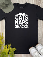 Cats. Naps. Snacks. Essential Unisex Tee