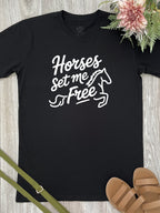 Horses Set Me Free Essential Unisex Tee