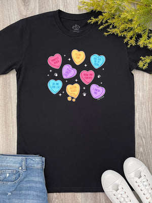 Candy Hearts - Cat Essential Unisex Tee