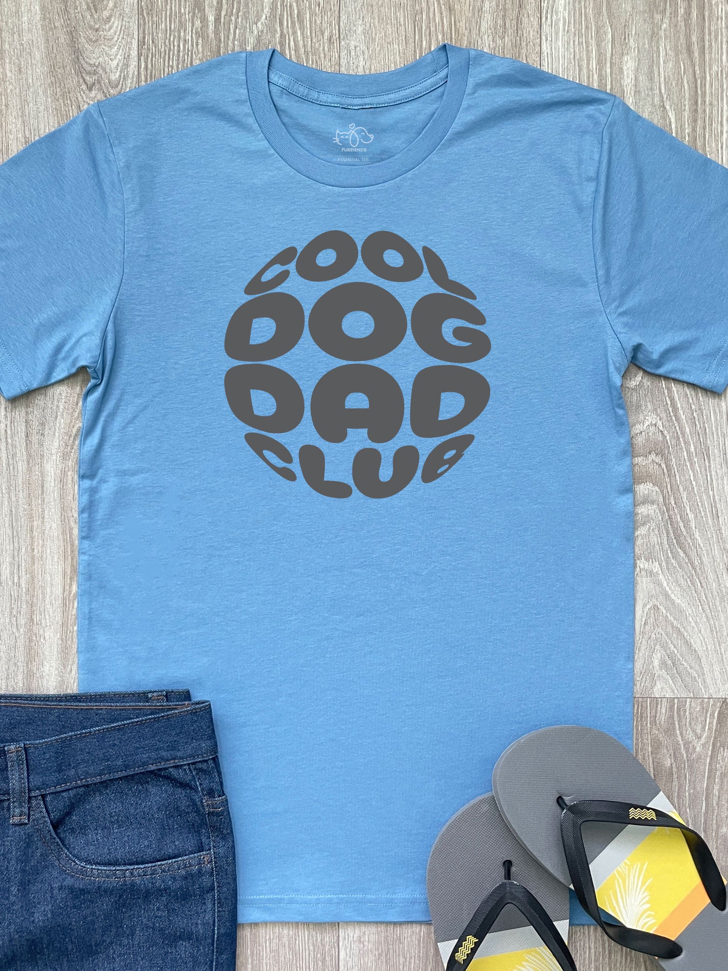 Cool Dog Dad Club Orb Essential Unisex Tee