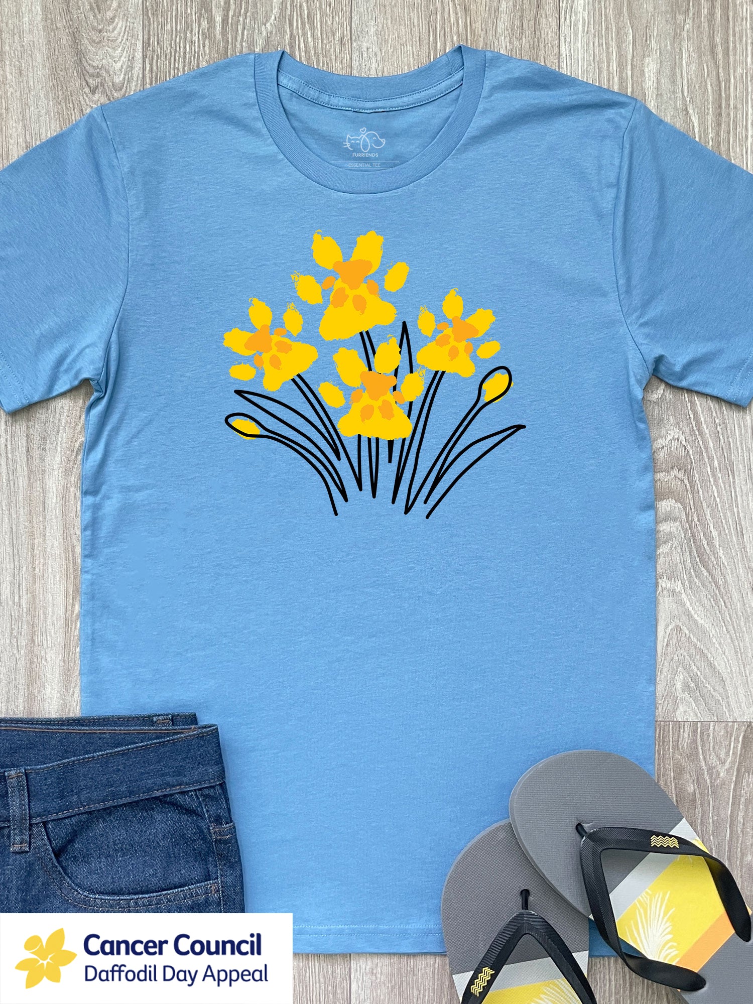 LIMITED EDITION Pawsitive Blooms Essential Unisex Tee