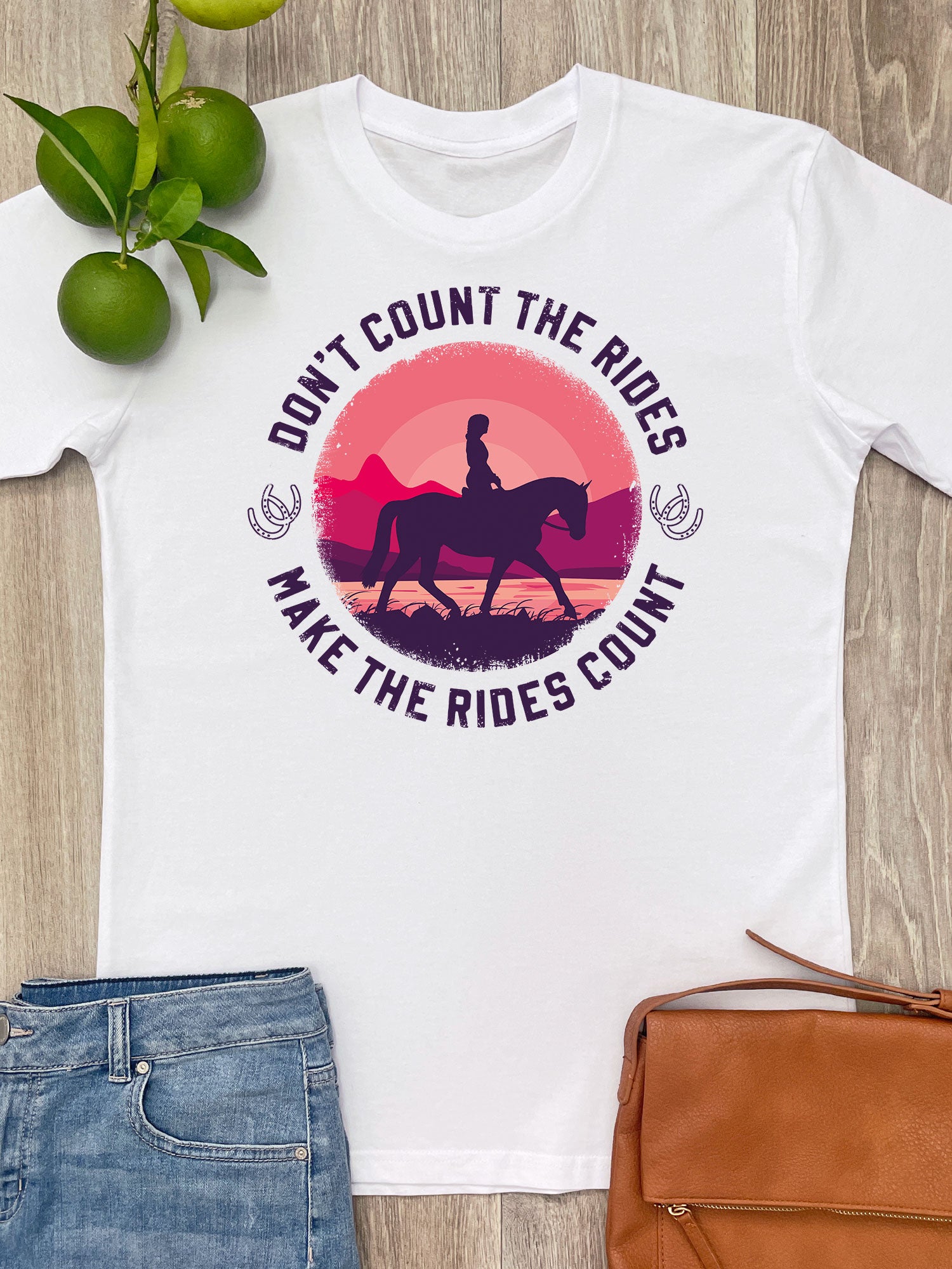 Don't Count The Rides Essential Unisex Tee