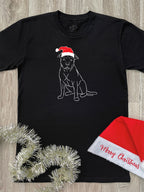 American Staffordshire Terrier Christmas Edition Regular Fit T-Shirt