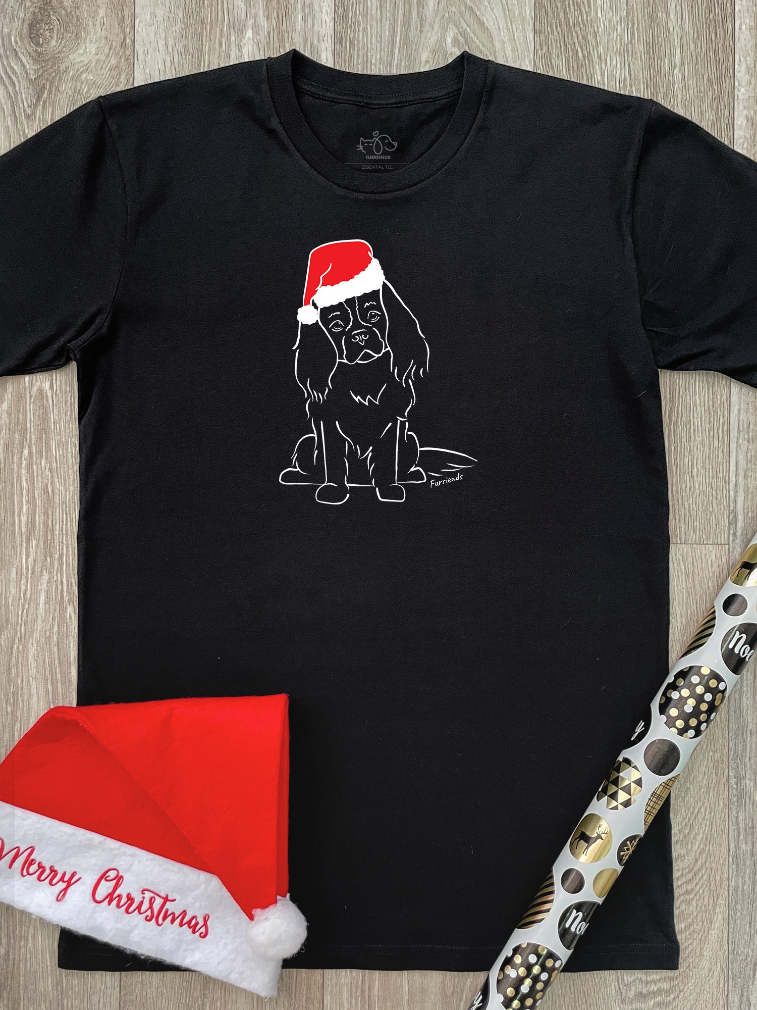 Cavalier King Charles Spaniel Christmas Edition Essential Unisex Tee