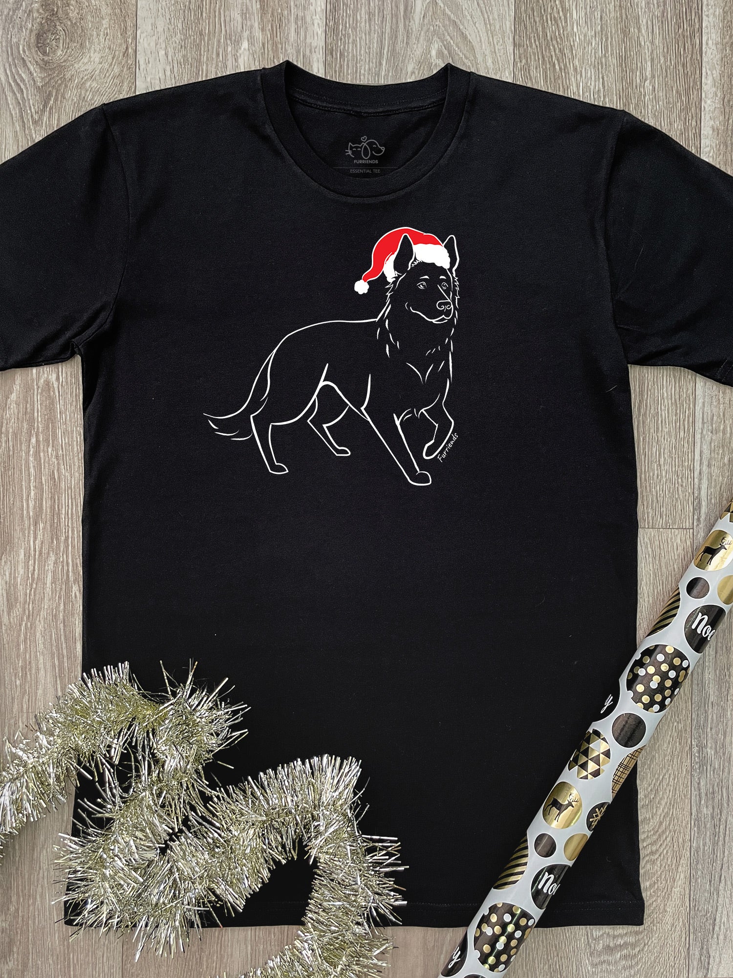 German Shepherd Christmas Edition Essential Unisex Tee