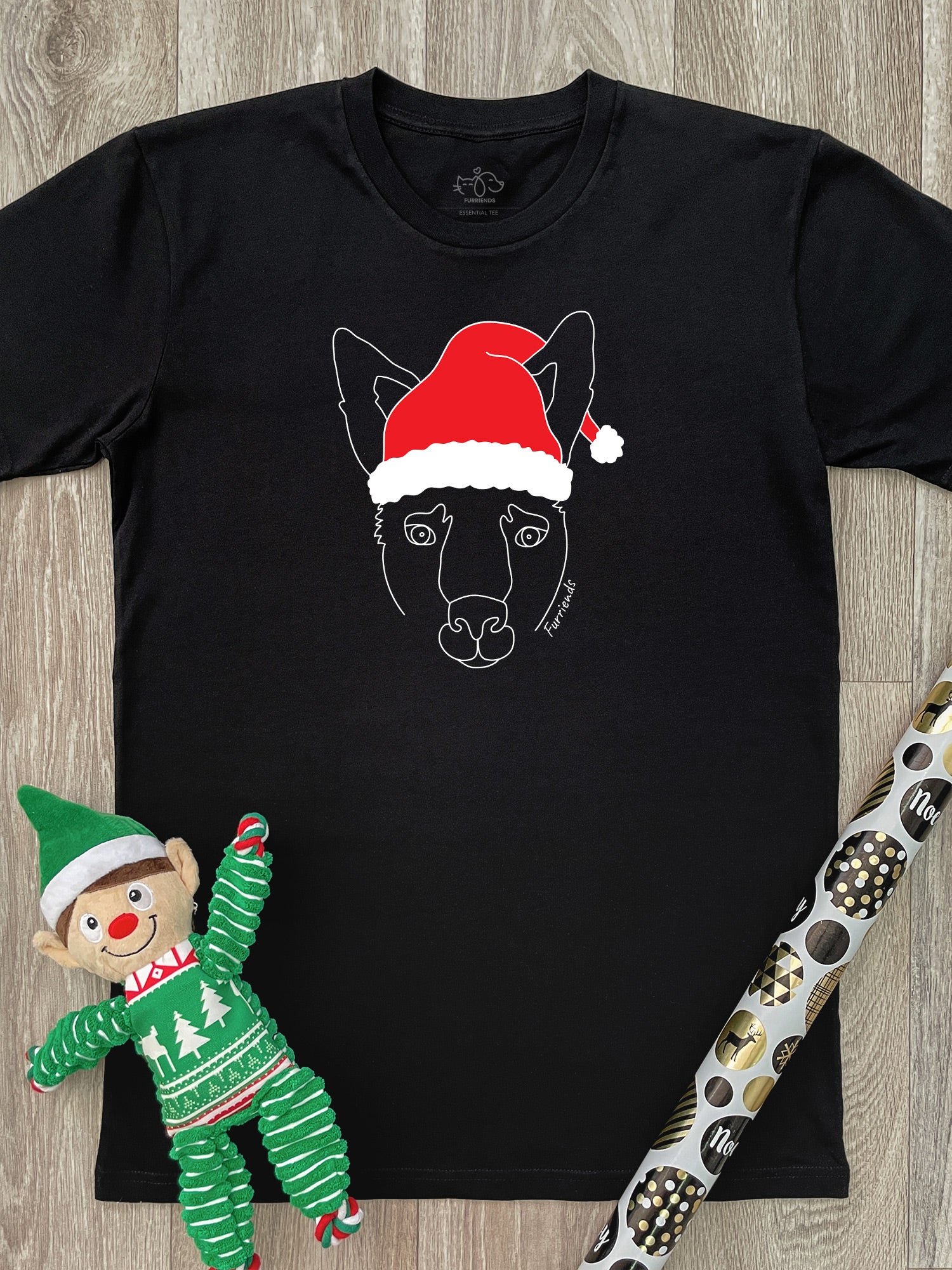 Kangaroo Christmas Edition Essential Tee Furriends Australia