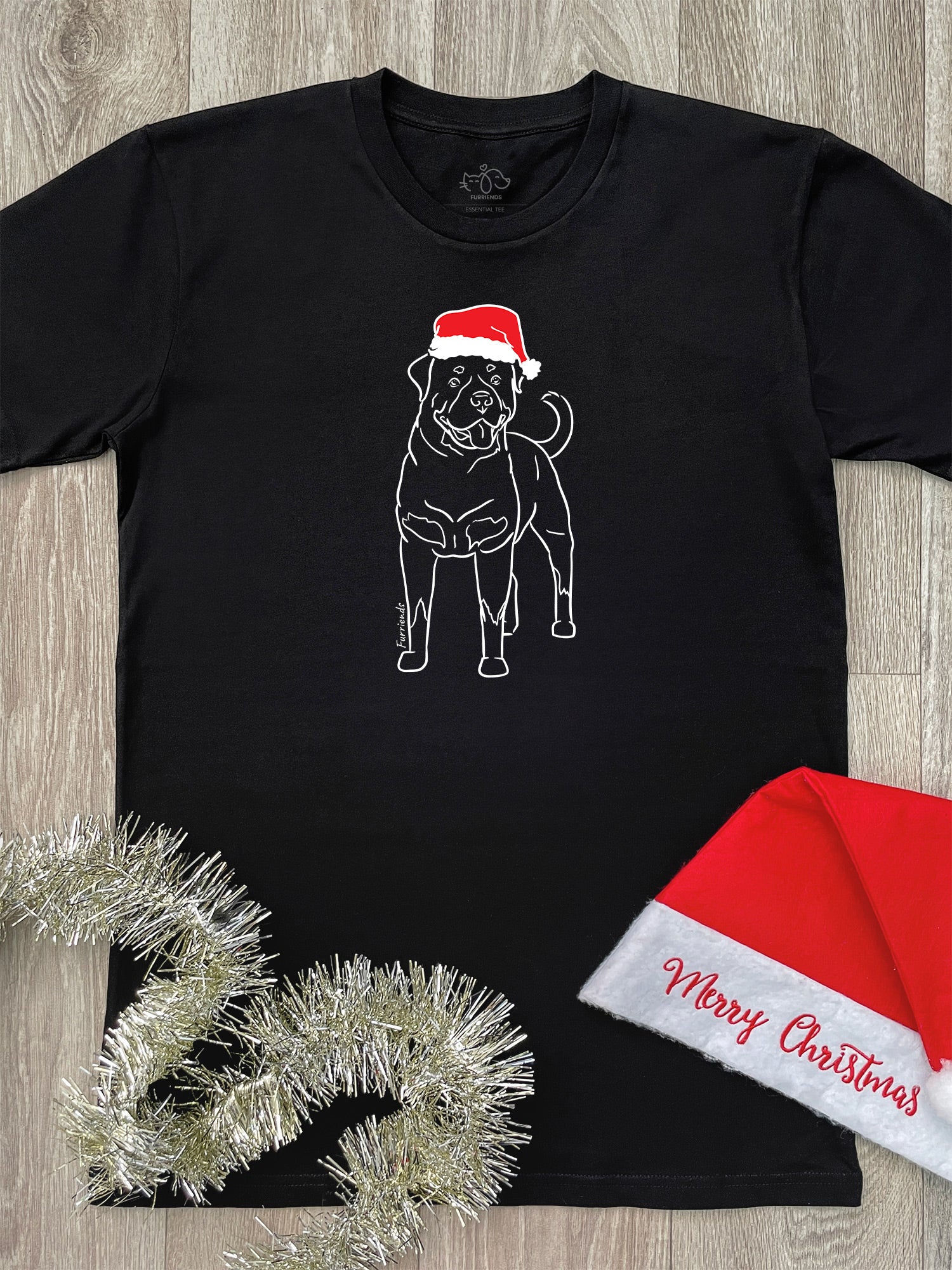 Rottweiler Christmas Edition Essential Unisex Tee