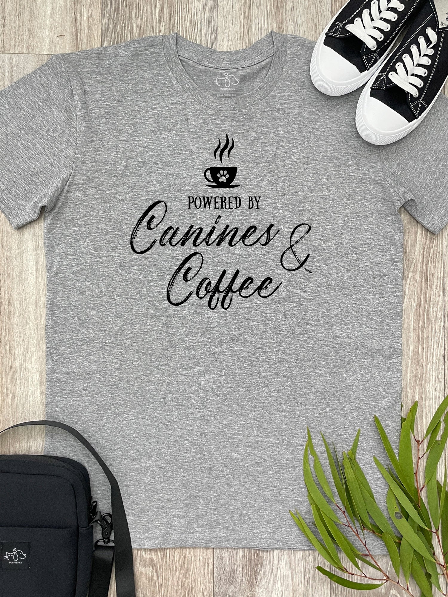 Canines & Coffee Essential Unisex Tee