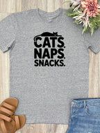 Cats. Naps. Snacks. Essential Unisex Tee