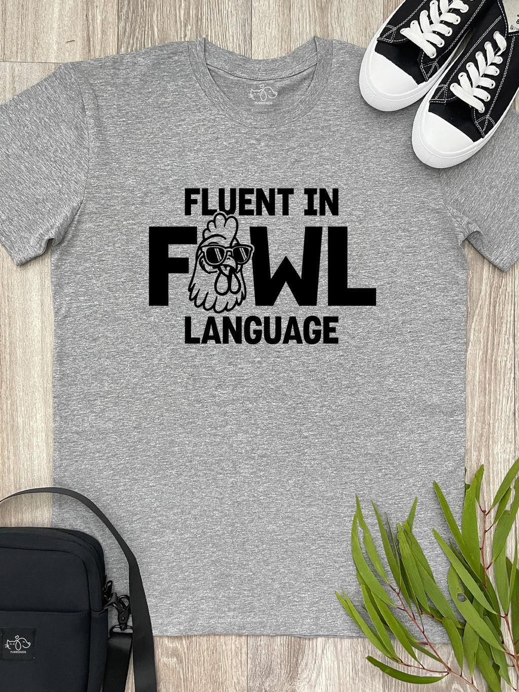 Fluent In Fowl Language Essential Unisex Tee