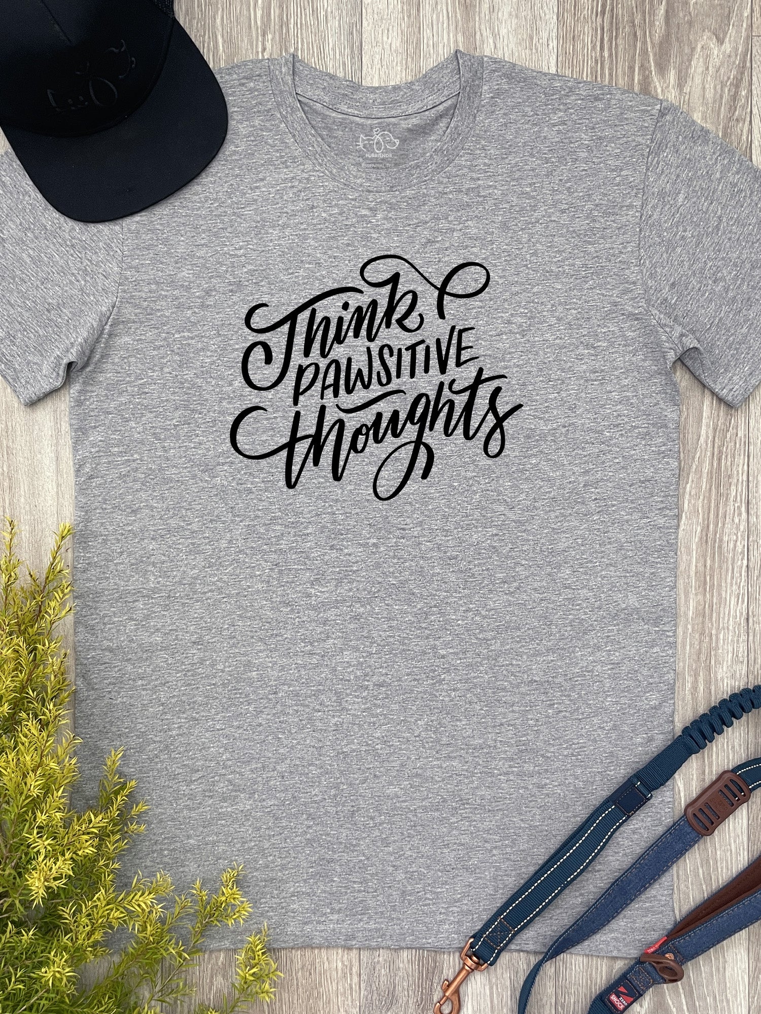 Think Pawsitive Thoughts Essential Unisex Tee