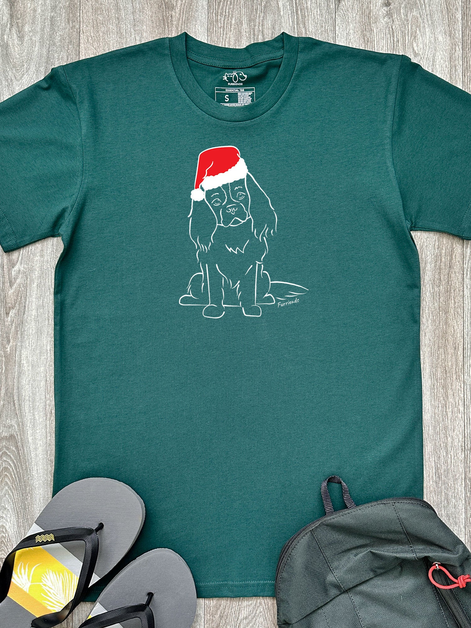 Cavalier King Charles Spaniel Christmas Edition Essential Unisex Tee