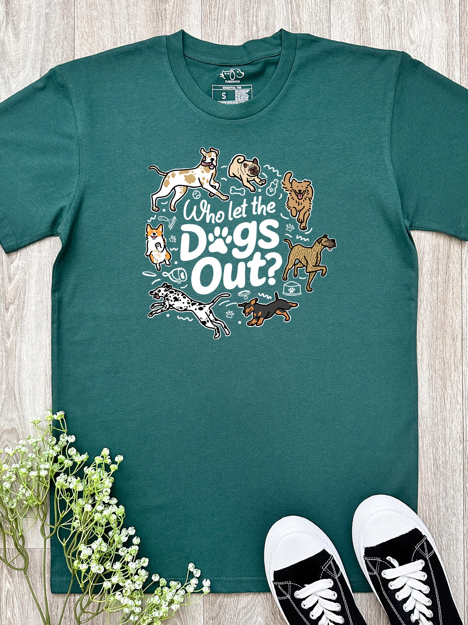 Who Let The Dogs Out? Essential Unisex Tee