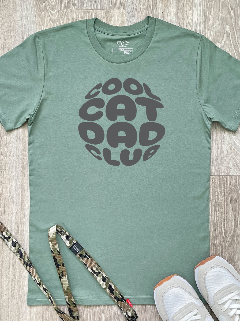 Cool Cat Dad Club Orb Essential Unisex Tee