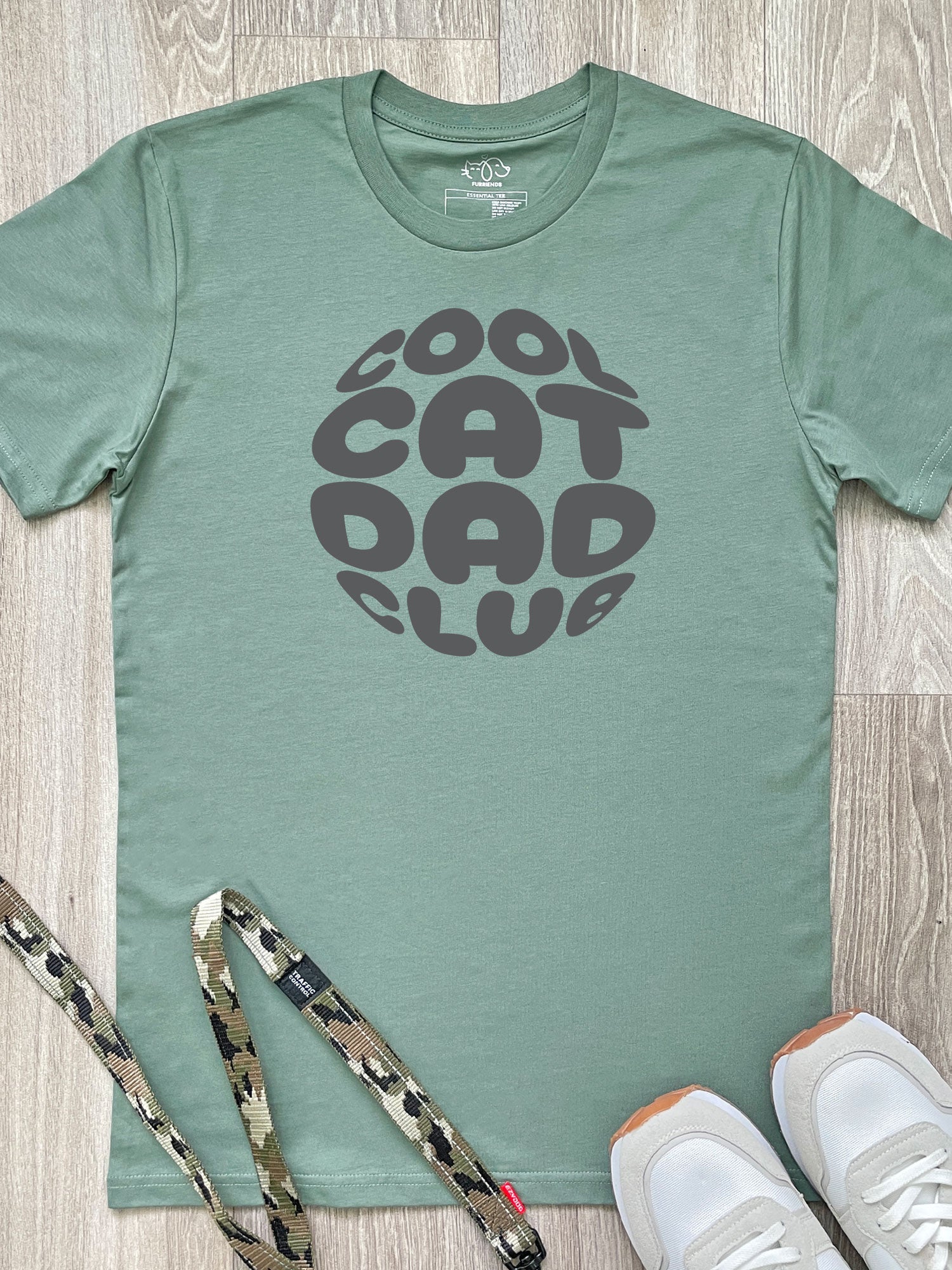 Cool Cat Dad Club Orb Essential Unisex Tee