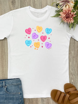 Candy Hearts - Dog Essential Unisex Tee