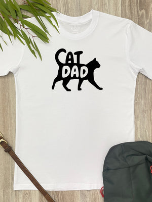 Cat Dad Silhouette Essential Unisex Tee