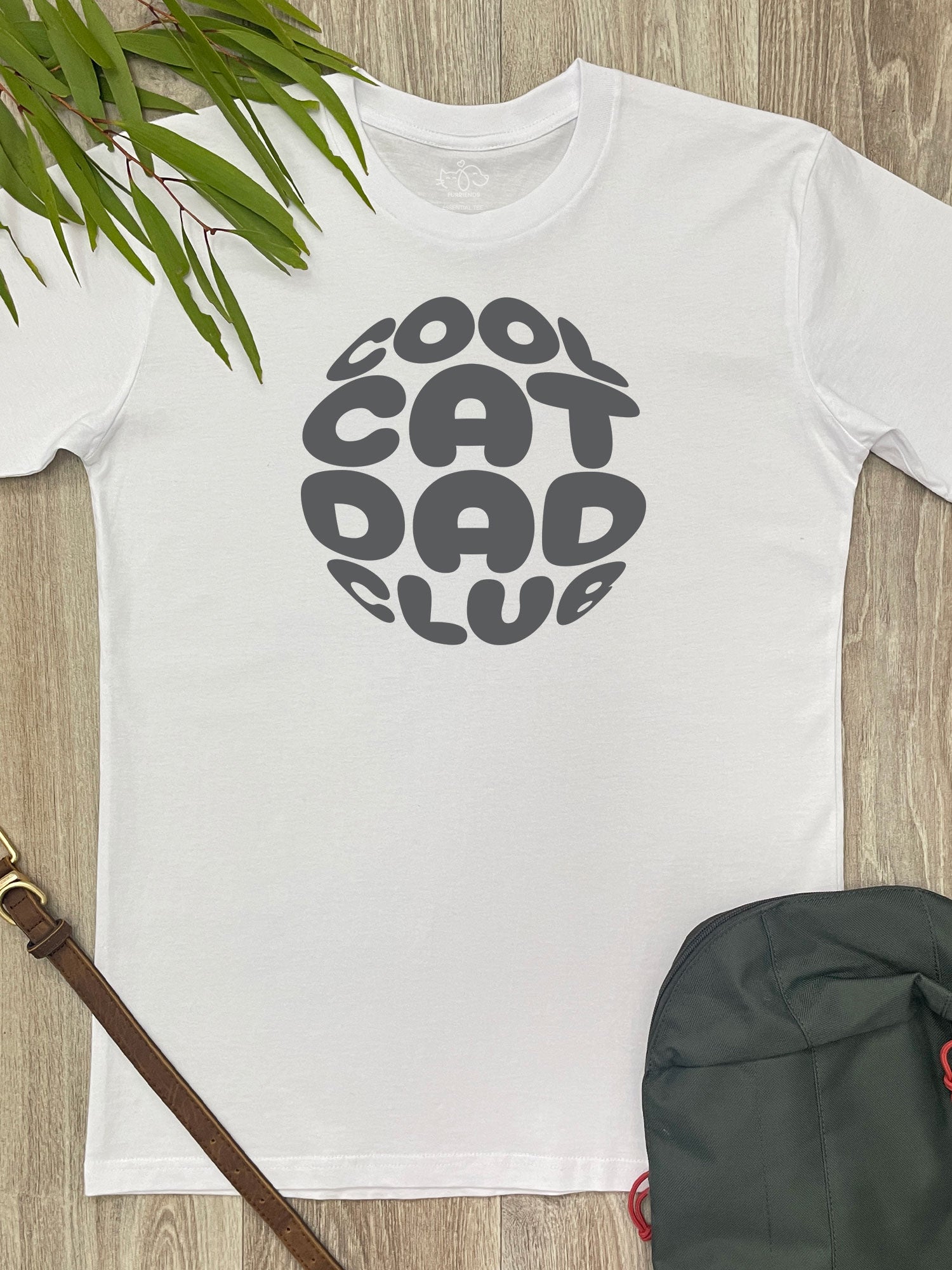 Cool Cat Dad Club Orb Essential Unisex Tee