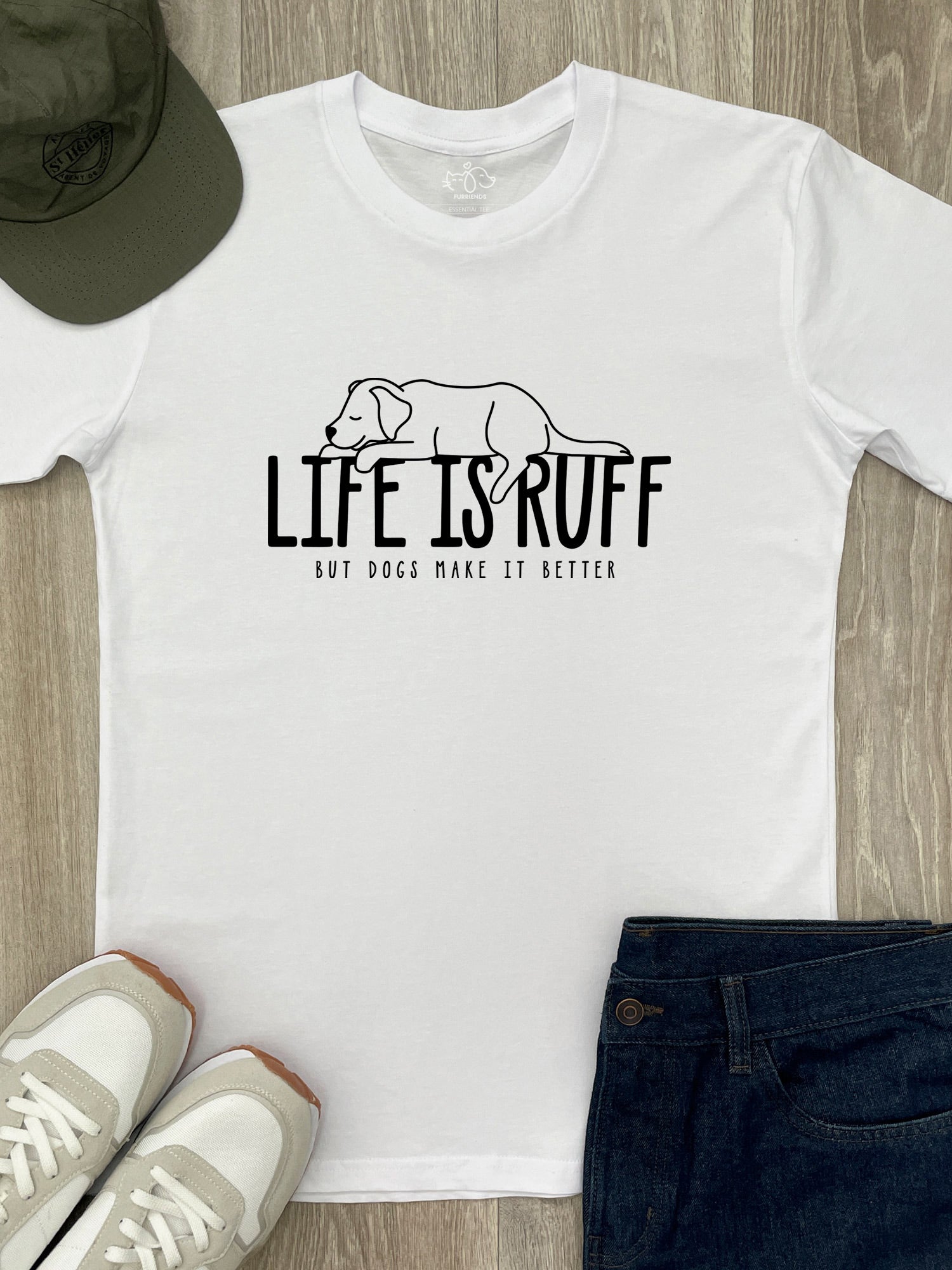 Life Is Ruff Essential Unisex Tee