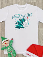 On The Naughty List - Cat Essential Unisex Tee