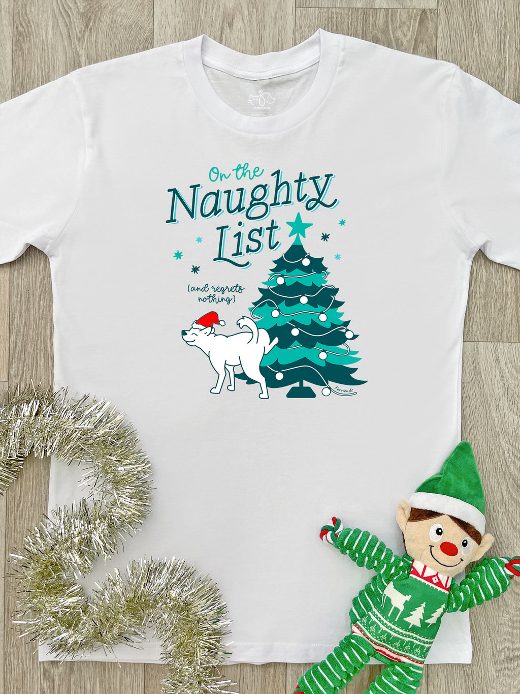 On The Naughty List - Dog Essential Unisex Tee