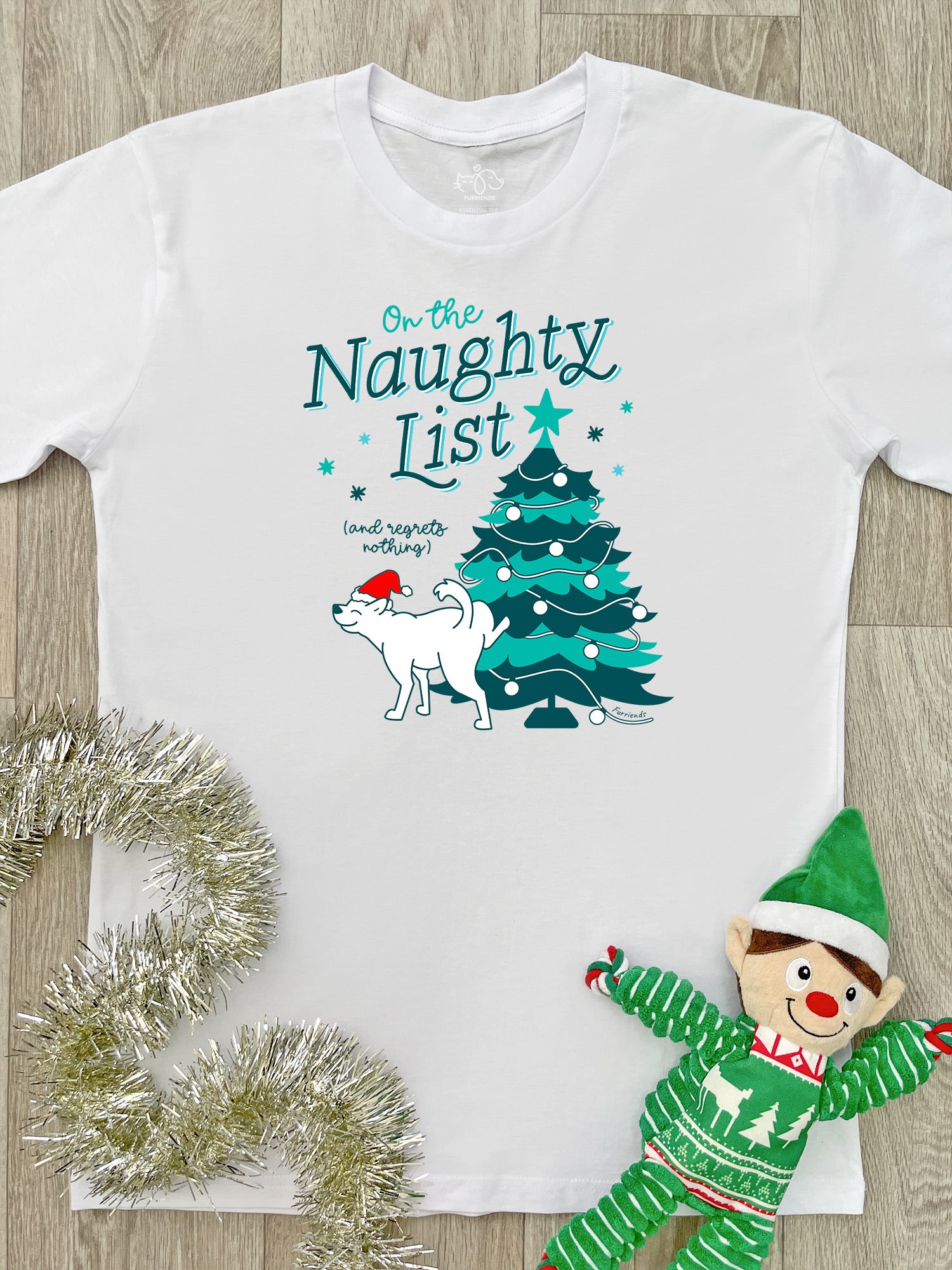 On The Naughty List - Dog Essential Unisex Tee