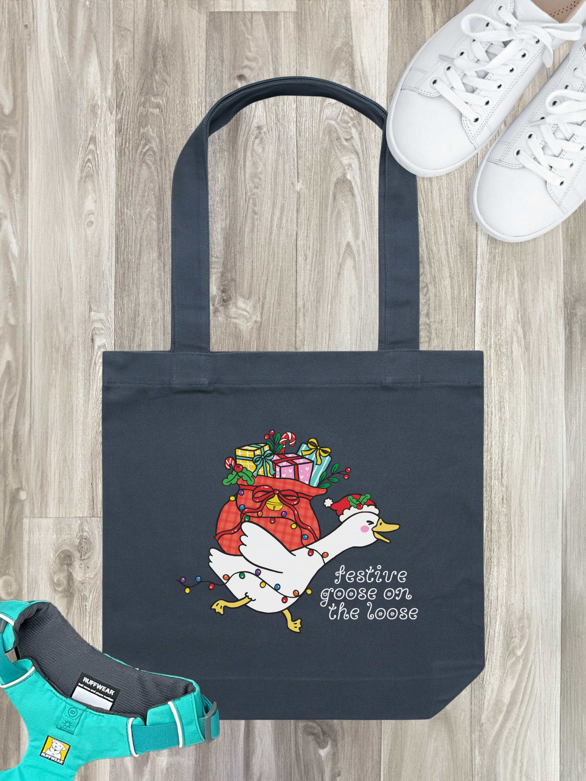 Festive Goose On The Loose Edith Tote