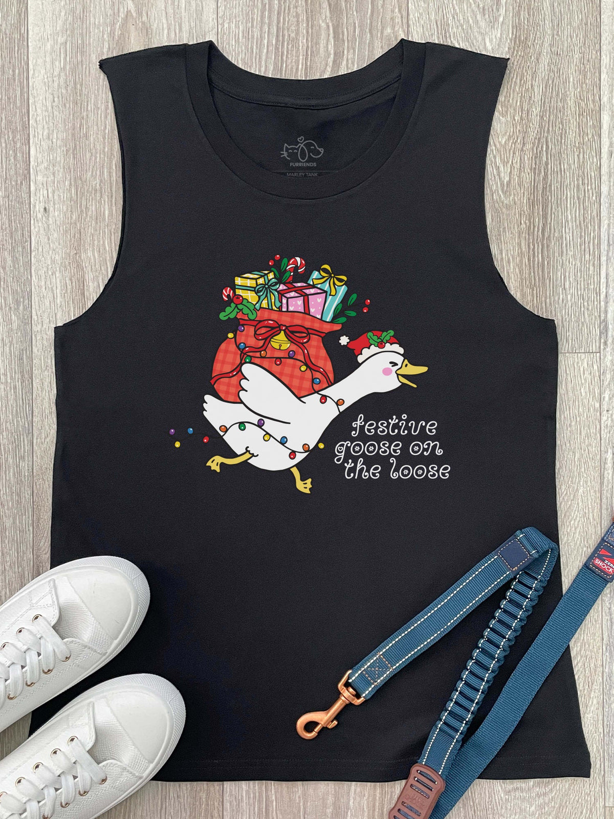 Festive Goose On The Loose Marley Tank