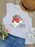 Festive Goose On The Loose Marley Tank