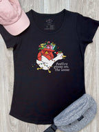 Festive Goose On The Loose Remi Women's Scoop Neck Tee