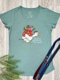 Festive Goose On The Loose Remi Women's Scoop Neck Tee