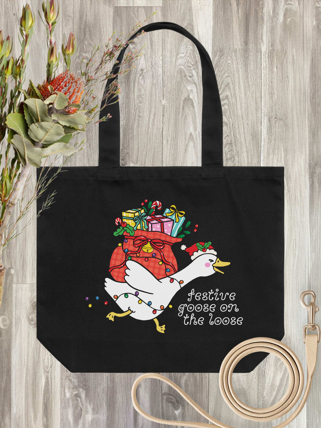 Festive Goose On The Loose Stella Tote