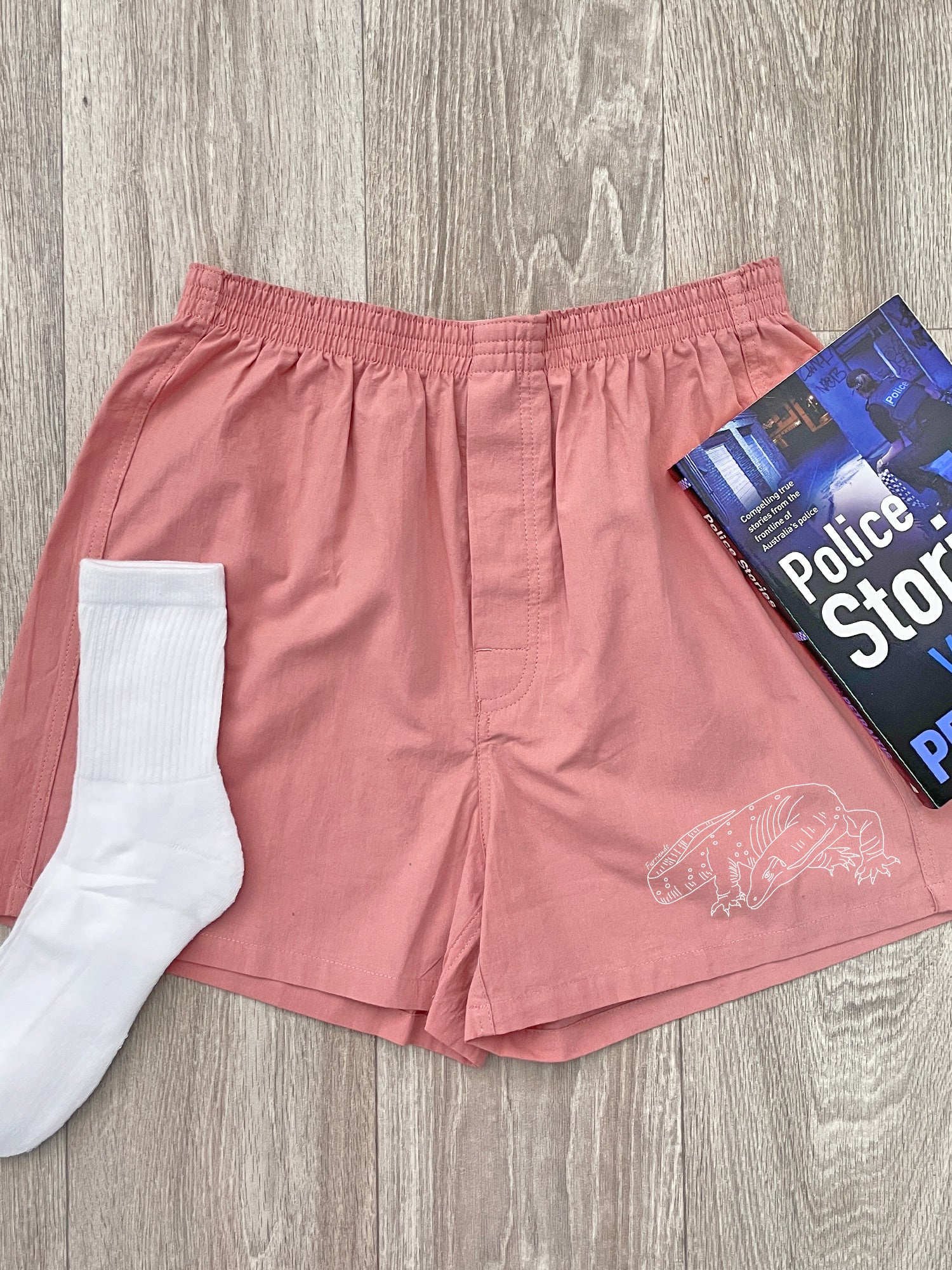 Lace Monitor Finley Cotton Boxer Shorts