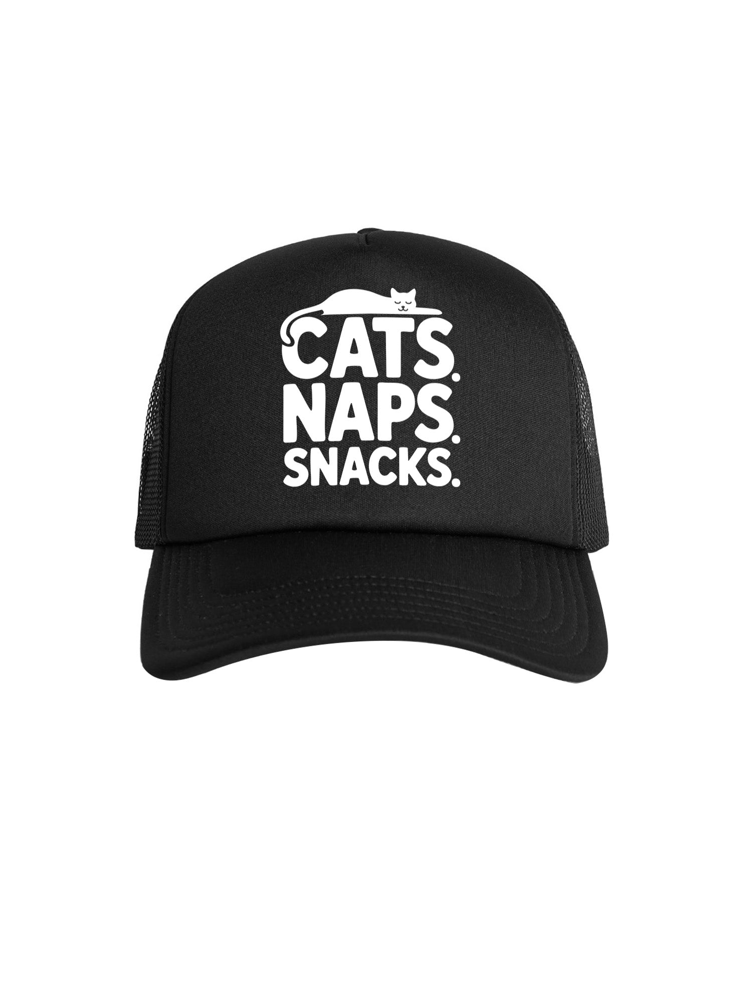 Cats. Naps. Snacks. Foam Trucker Cap