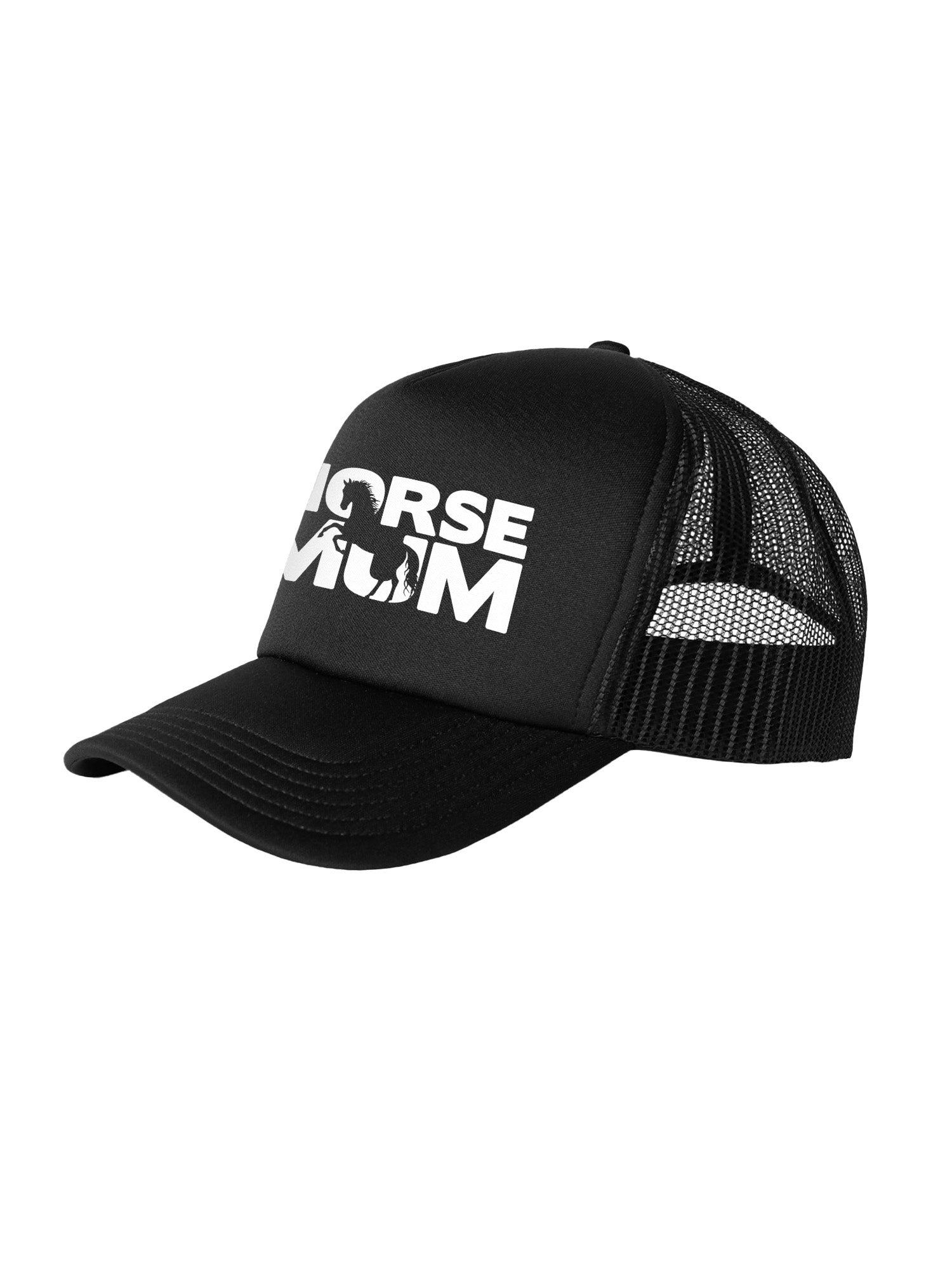 Horse Mum Silhouette Foam Trucker Cap