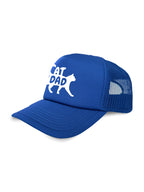 Cat Dad Silhouette Foam Trucker Cap