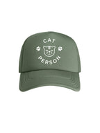 Cat Person Foam Trucker Cap