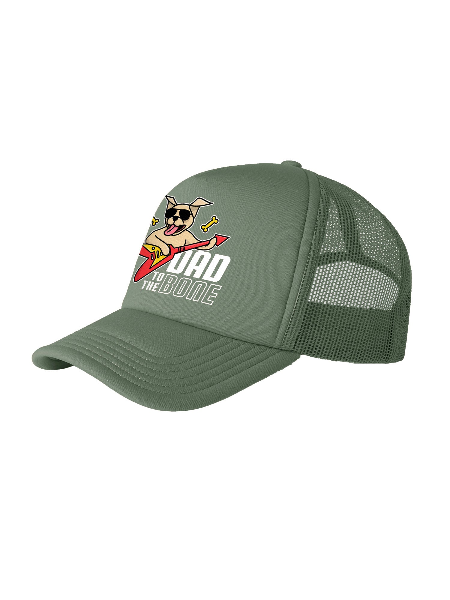 Dad To The Bone Foam Trucker Cap