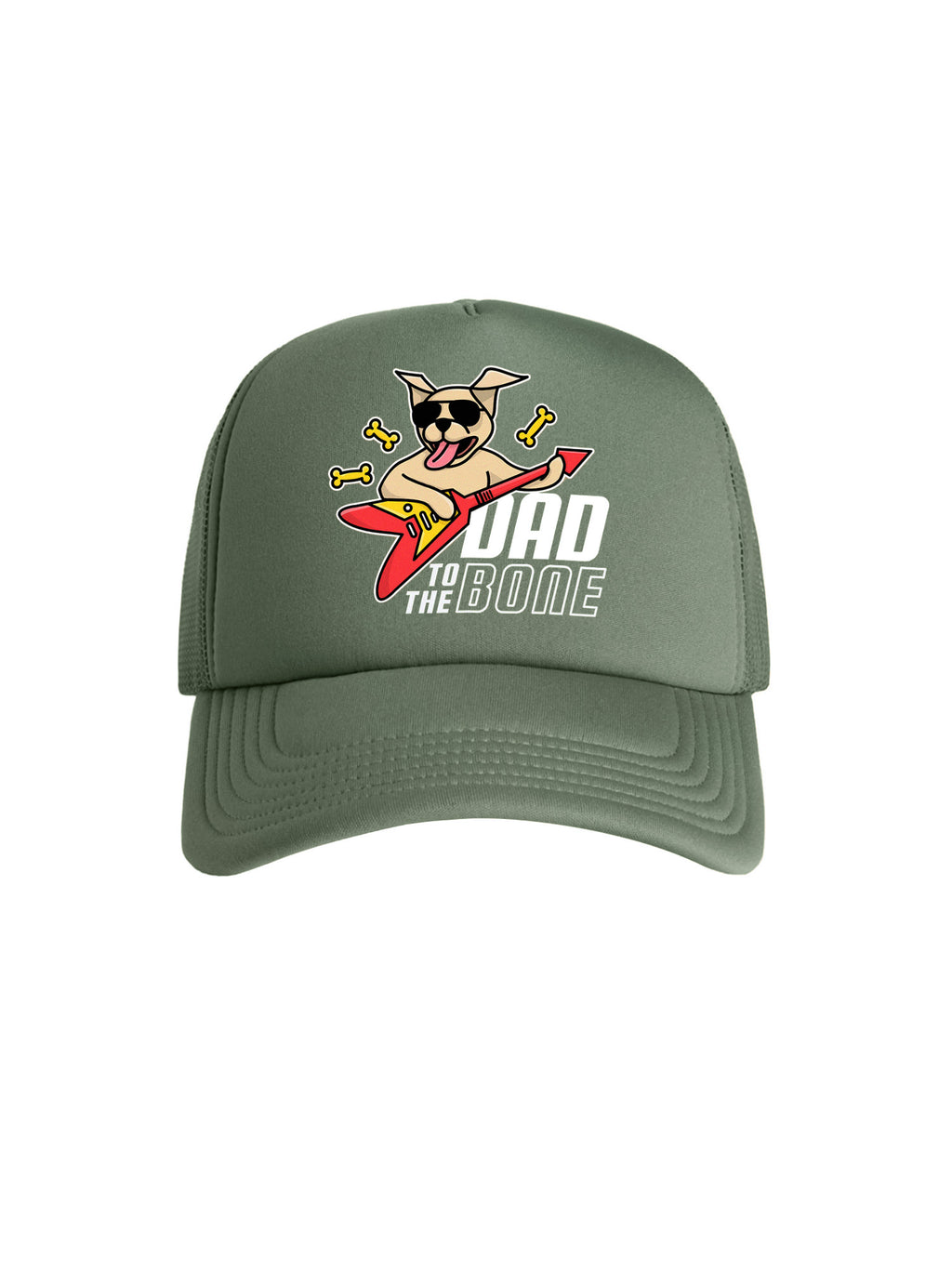 Dad To The Bone Foam Trucker Cap