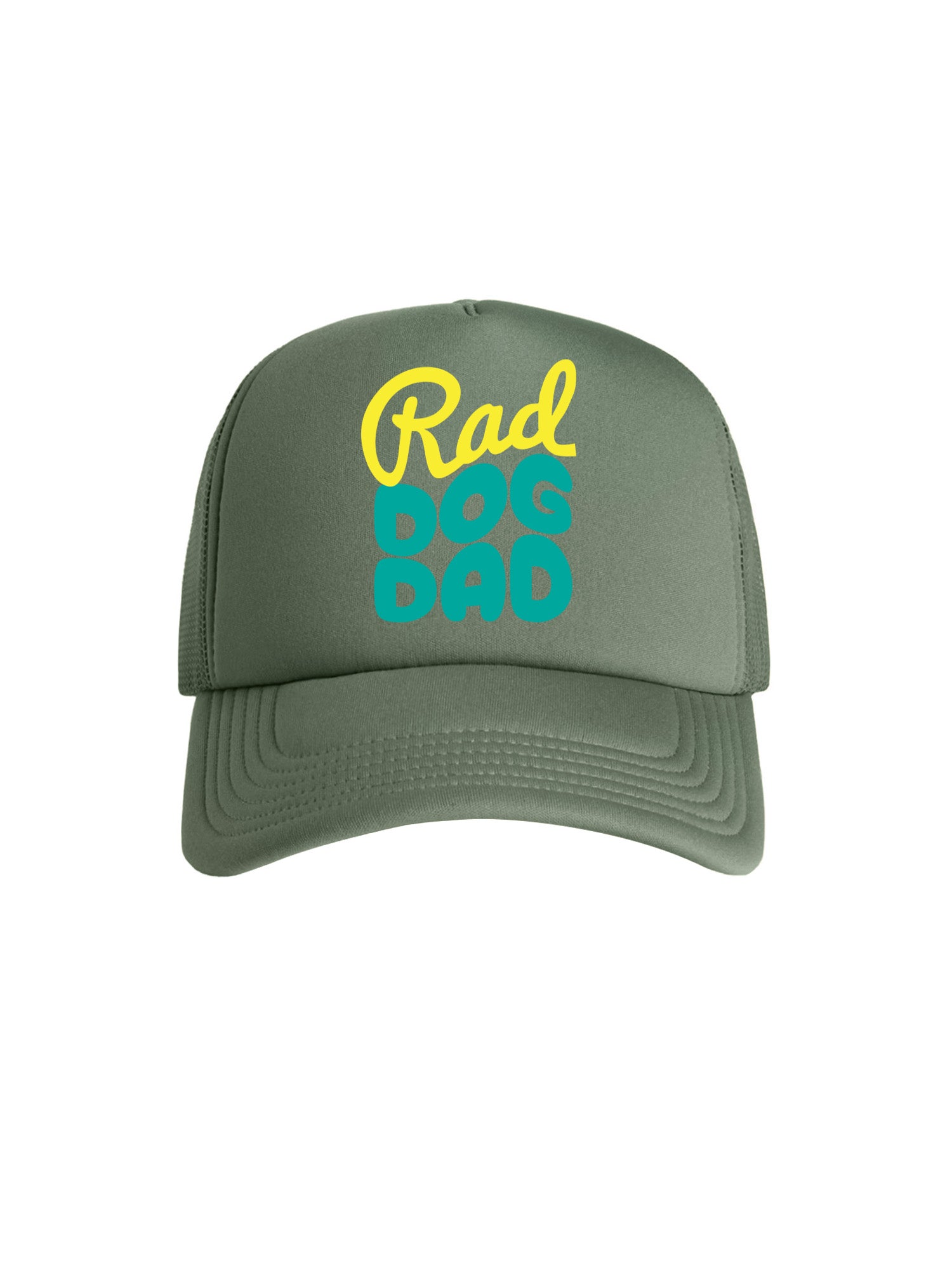 Rad Dog Dad Foam Trucker Cap