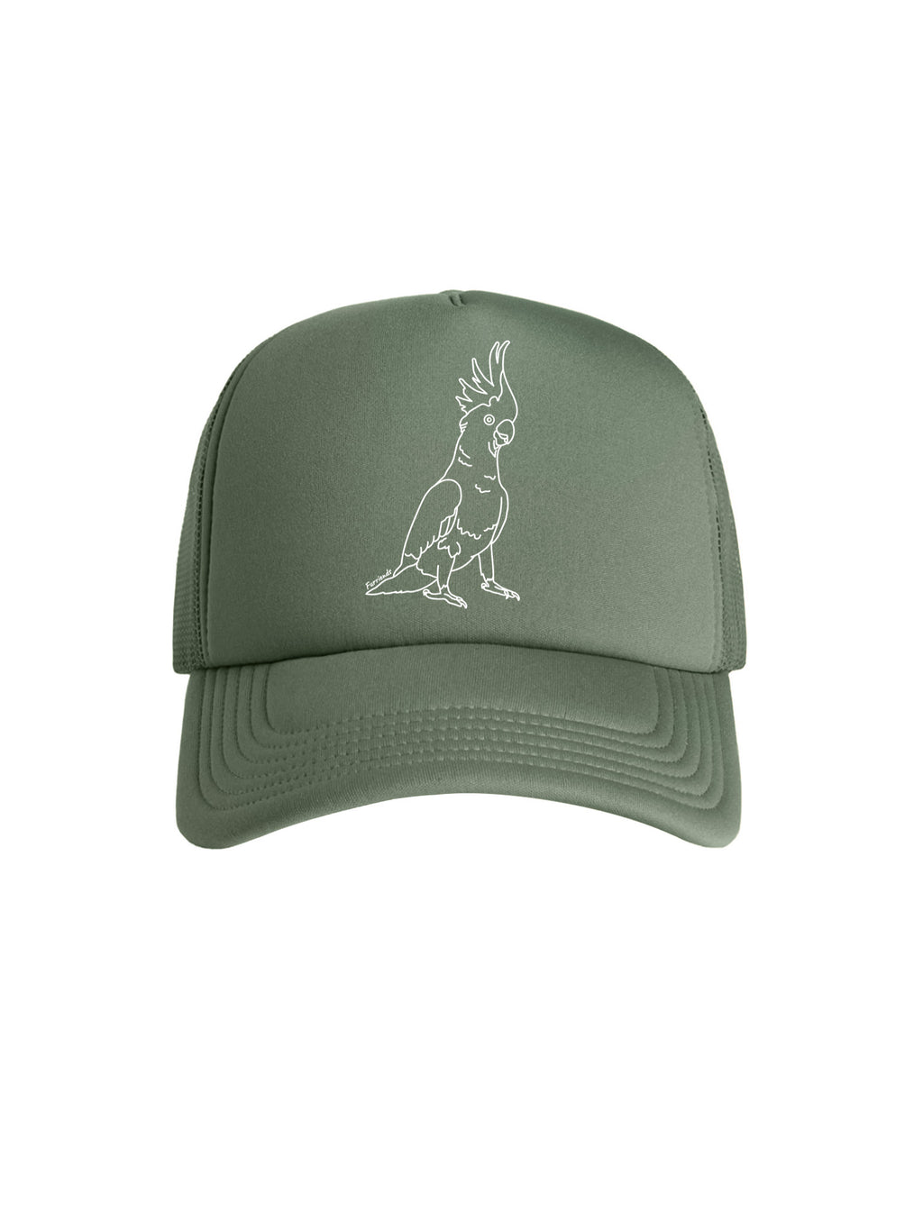 Sulphur-Crested Cockatoo Foam Trucker Cap