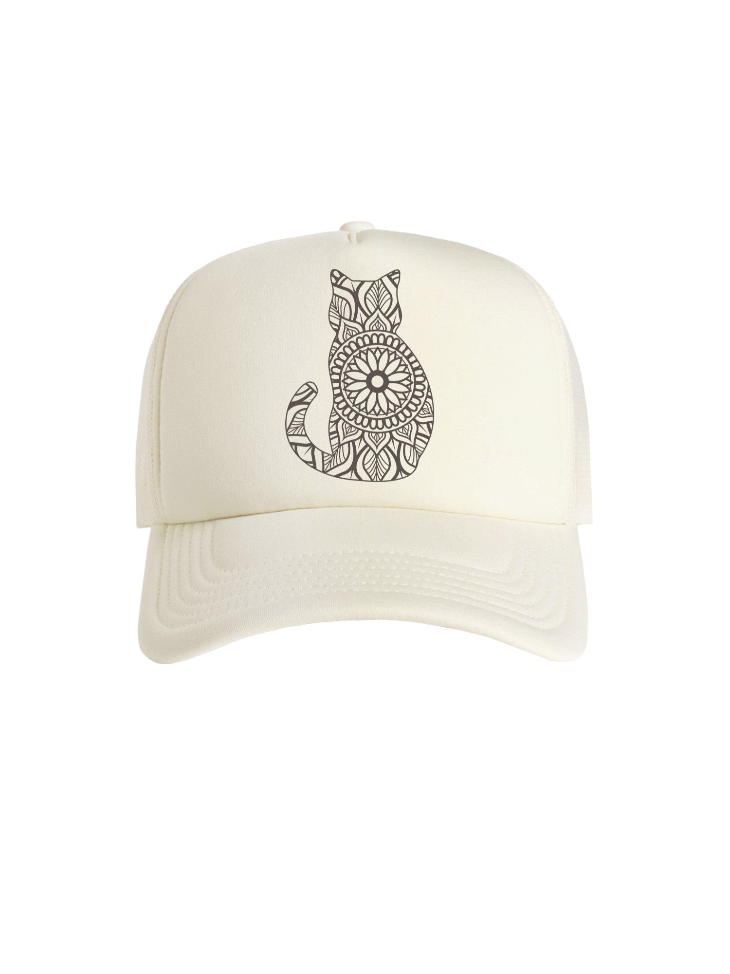Cat Mandala Foam Trucker Cap