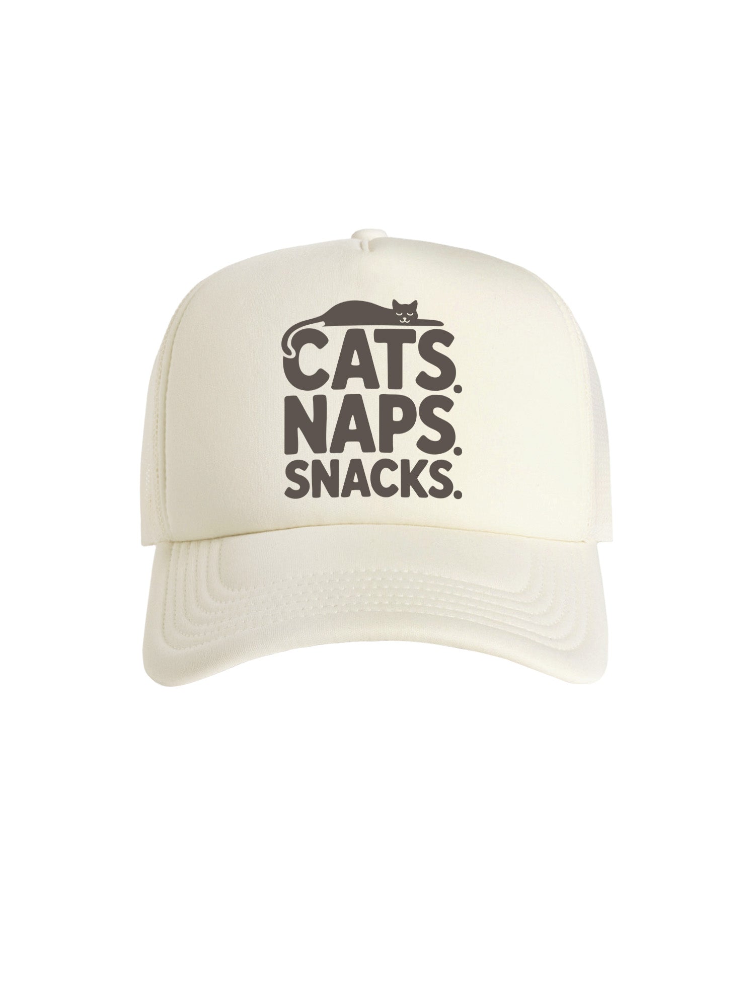 Cats. Naps. Snacks. Foam Trucker Cap