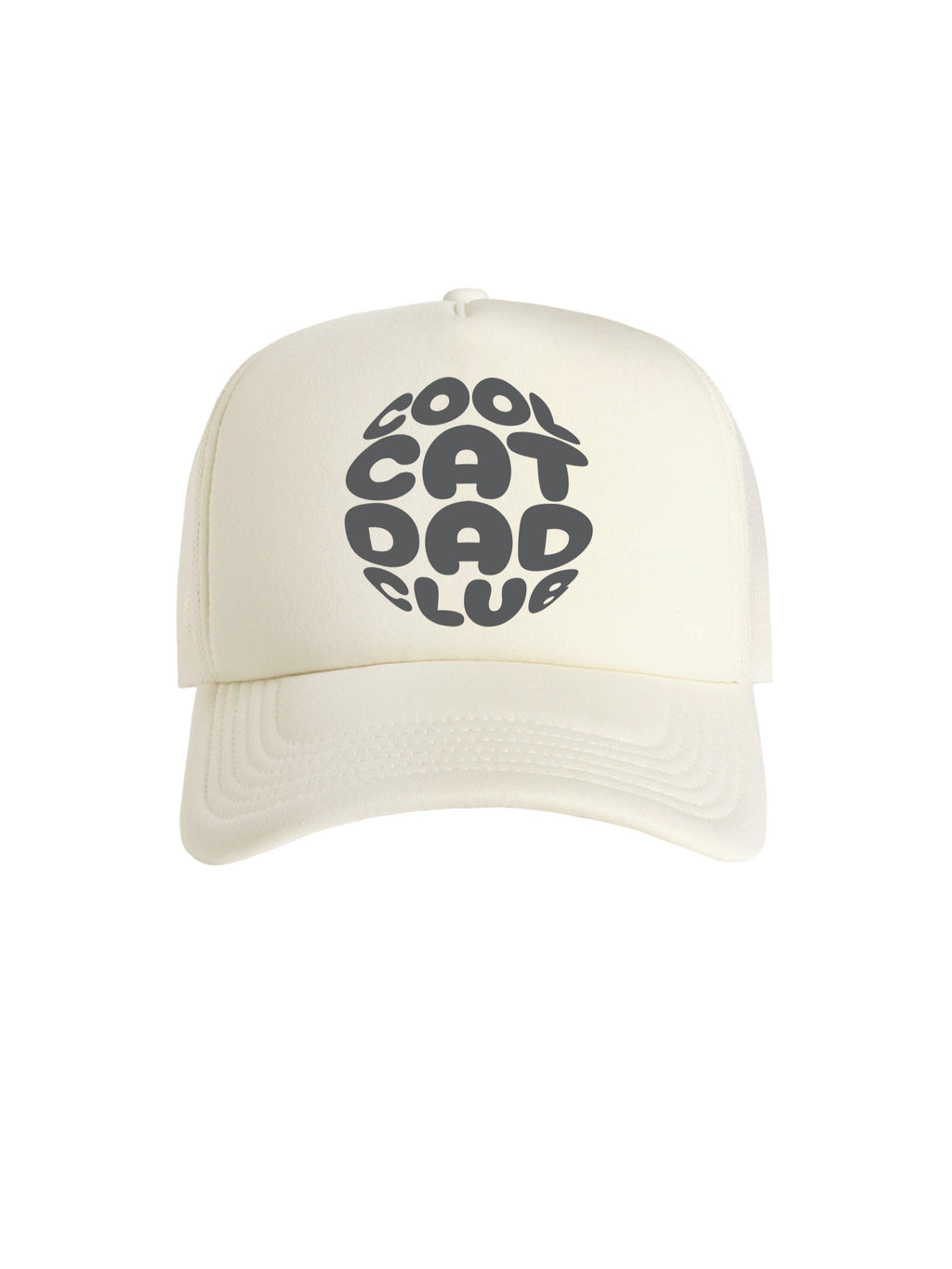 Cool Cat Dad Club Orb Foam Trucker Cap