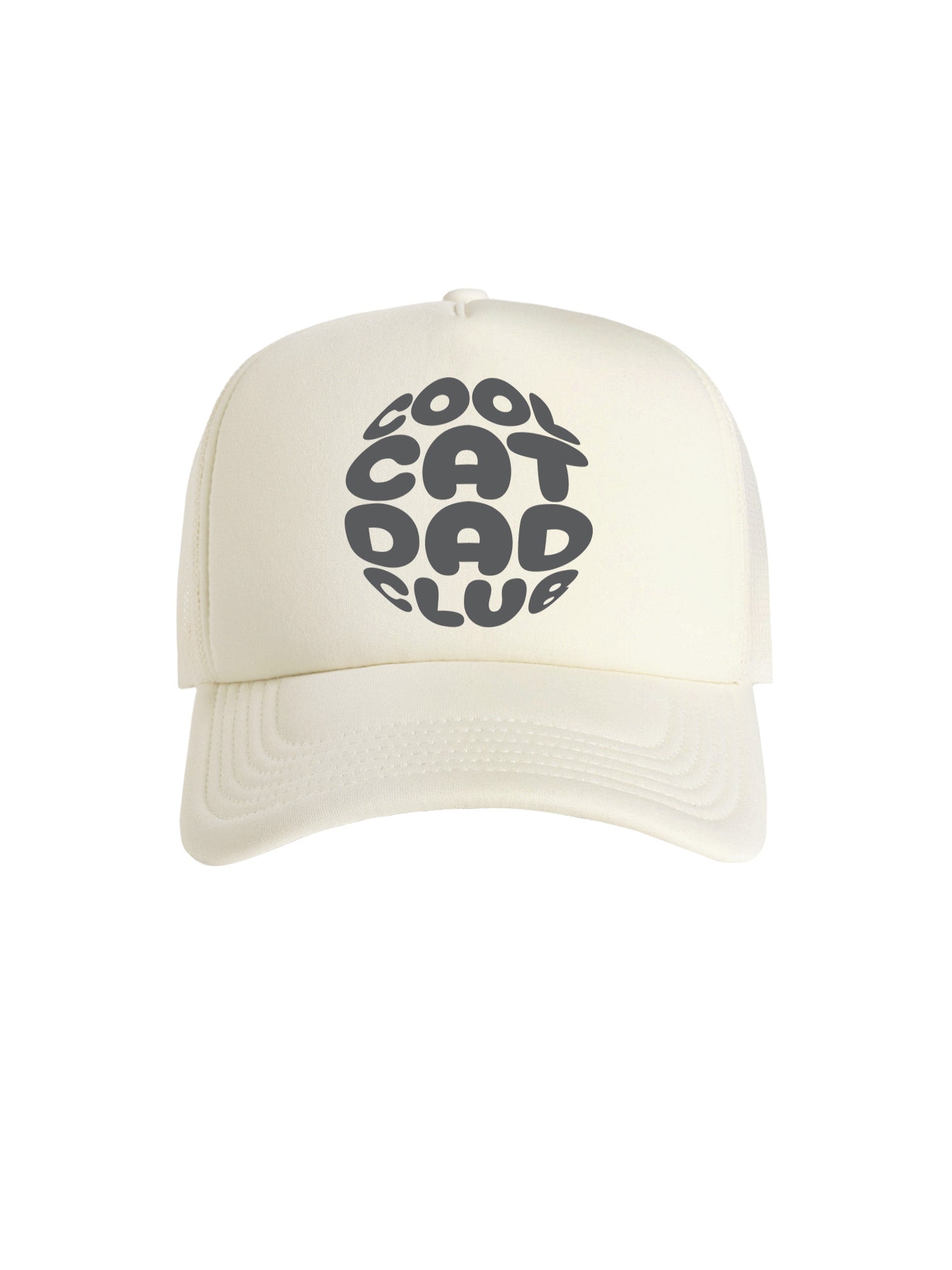 Cool Cat Dad Club Orb Foam Trucker Cap