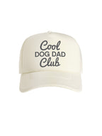 Cool Dog Dad Club Signature Script Foam Trucker Cap